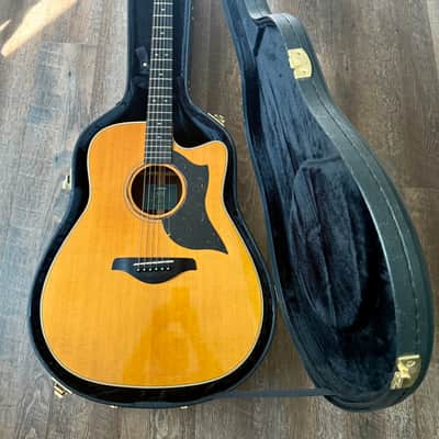 Yamaha A5R-VN Dreadnought with Electronics - Vintage Natural image 3