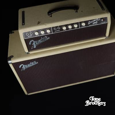 COLLECTOR GRADE! 1962 Fender Bassman 6G6-B Blonde (with original covers and speaker cable) image 4