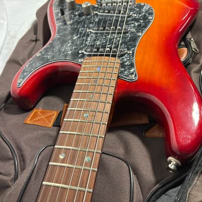 Partscaster Strat Style guitar 2025 - sienna burst image 17