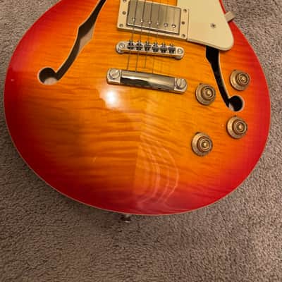 Epiphone Les Paul ES Limited Edition 2016 Semi-Hollow - Cherry Burst image 3