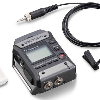 Open Box: ZOOM F1-LP F1 Field Recorder And Lavalier Mic Two Channel Audio Recorder image 3