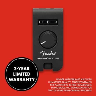 Fender Mustang Micro Plus Headphone Amplifier, Bluetooth Audio Streaming and 50 Amp and Effects Models, with 2-Year Warranty image 8