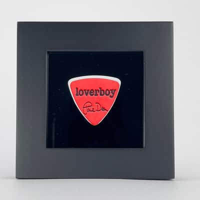 3" x 3" Double Sided Guitar Pick Display, BLACK #346 Triangle Bass Shape image 5