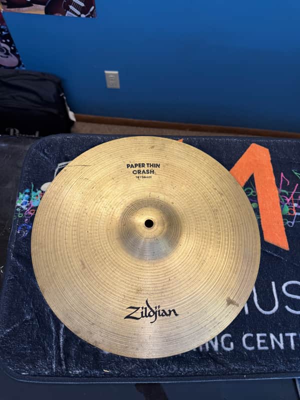 Zildjian 14" A Series Paper Thin Crash Cymbal 1983 - 2005 - Traditional image 1