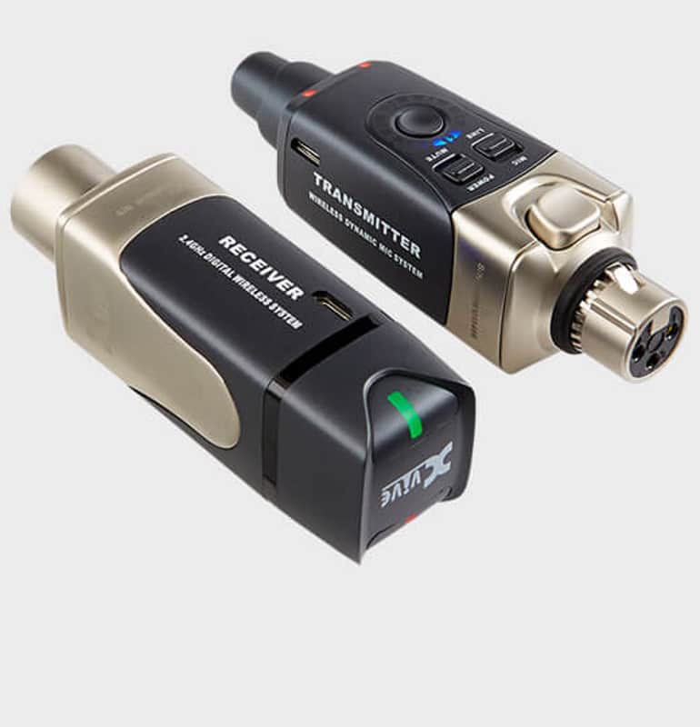 Xvive U3 Wireless System for Dynamic Microphones, 2.4 GHz, Black image 1
