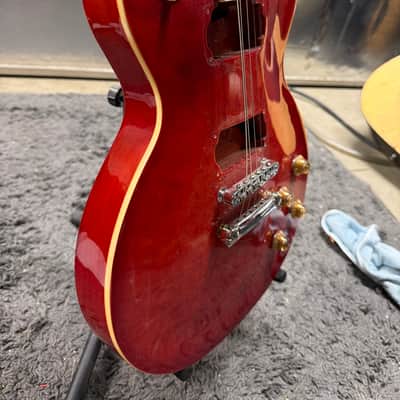 Guitar Fetish LP body+neck project - Red quilt image 6