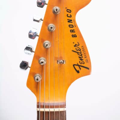 Fender Bronco with Rosewood Fretboard 1977 - 1979 - Olympic White image 3