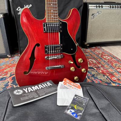 Yamaha SA700 Semi Hollowbody ES335 Type 1981 Persimmon Red image 2