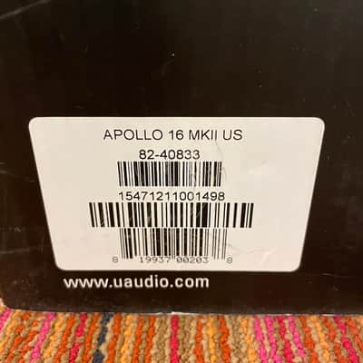 Universal Audio Apollo 16 QUAD Thunderbolt 2 Audio Interface 2010s - Black image 16