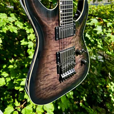 ESP E-II Horizon FR-II - See Thru Black Sunburst image 3