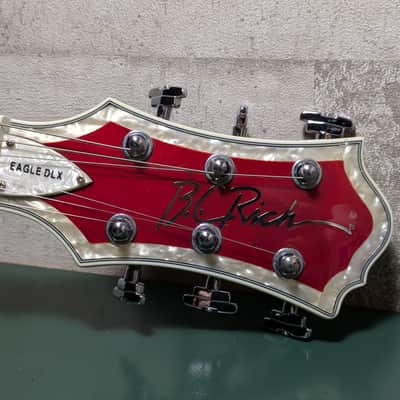 B.C. Rich Eagle DLX 00's Archtop See Thru Red image 19