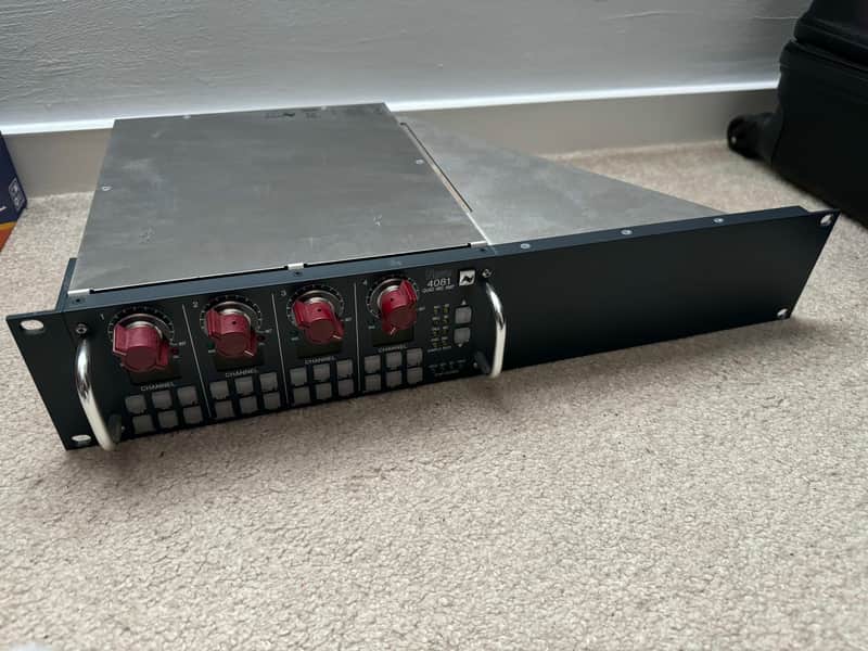 AMS Neve 4081 Quad mic Pre-Amps Studio rack Vintage Audio Amplifier image 1