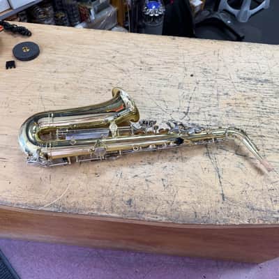 Used Yamaha YAS-23 Alto Sax Saxophone with Case Mouthpiece Neck Strap Just Serviced image 11