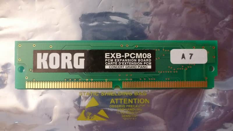 Tested Working Korg Exb-PCM08 ExbPCM-08 CONCERT GRAND PIANO Expansion Board Sound ROM Card (Triton Floppy Avail.) Exb-PCM8 ExbPCM-8 ExbPCM08 ExbPCM8 for Triton, Studio, Rack, Karma Keyboard Synth / Synthesizer. Excellent Condition. SAFE Shipping! image 1