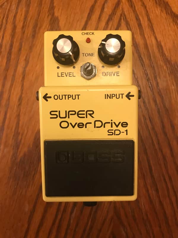 1991 Boss SD-1 Super Overdrive early Taiwan version same chip as MIJ image 1