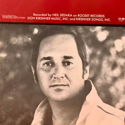 Bad Blood - Neil Sedaka - Piano/Vocal/Guitar (USED SHEET MUSIC) image 1