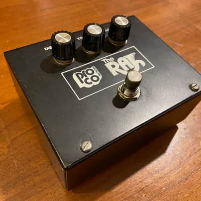 RARE 70’s Fringe-Tail V1 Big Box ProCo Rat — Vintage 1970’s Fringe Logo Holy Grail, Serial 401260, LM308N  — 1978 1979 image 2