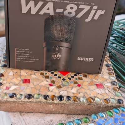 Warm Audio WA-87jr Large Diaphragm Multipattern Condenser Microphone 2025 - Black image 1