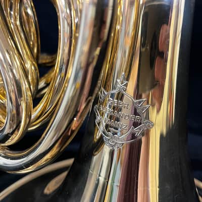 Beautiful Gold Brass Alexander 103 Double Horn image 6