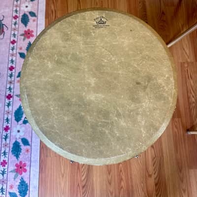 Remo Vintage RARE MASSIVE 27"x16" Leon Mobley Djembe in DISCONTINUED FINISH image 5