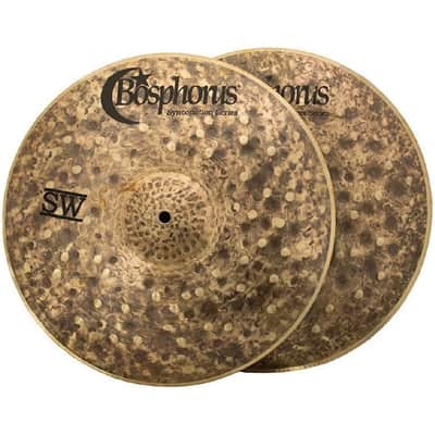 Bosphorus 13" Syncopation Series SW Hi-Hat Cymbals (Pair)