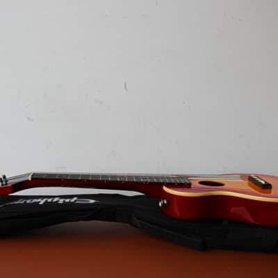 Epiphone Les Paul Acoustic/Electric Soprano Ukulele - Cherry Sunburst image 4