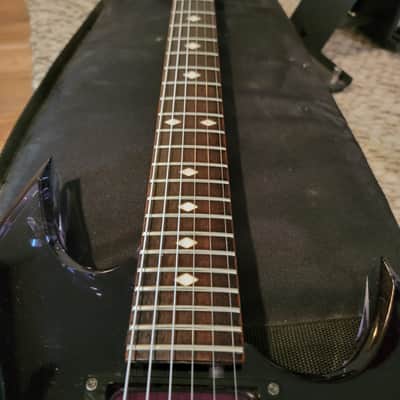 BC Rich Warlock Acrylic Electric Guitar Transparent Purple With BC Rich Gig Bag Excellent Player! image 13