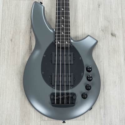 Ernie Ball Music Man Bongo 4 HH Bass, Ebony Fretboard, Titan Gray image 2