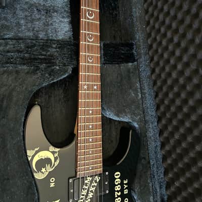ESP KH-2 Ouija Kirk Hammett Signature 1990's - Black with Ouija Graphic image 5