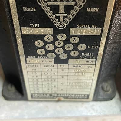 Trimax Variable Equaliser  1950’s / 60’s imagen 8