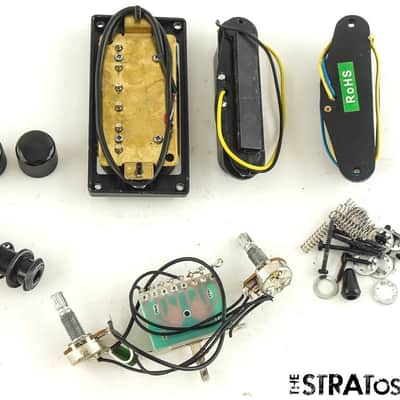 Kramer Striker Figured HSS, Alnico V SC-1 HB-1 PICKUPS POT image 2