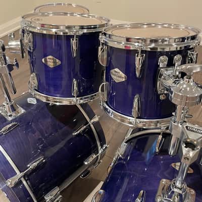 Yamaha Beech Custom Drums - Made in Japan - Blueberry image 9