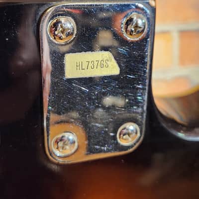 Vintage 1980s Hondo HL737 Singlecut LEFTY Sunburst image 22