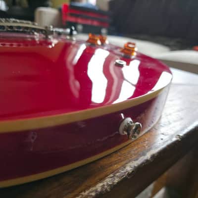 Epiphone Dot CH semi-hollowbody w/ohsc 2014 - cherry red image 3