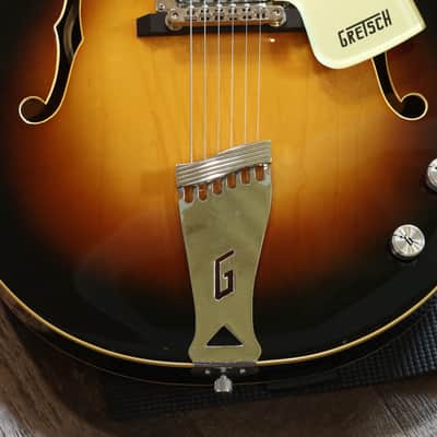 1972 Gretsch 6117 Double Anniversary Hollow-Body Electric Guitar Sunburst + OHSC image 5