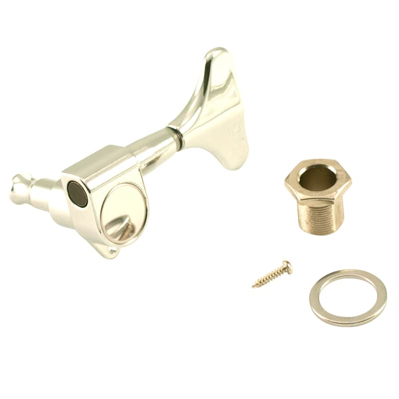 WD Mini Bass Tuning Machines Single Bass Side Machine Chrome image 1