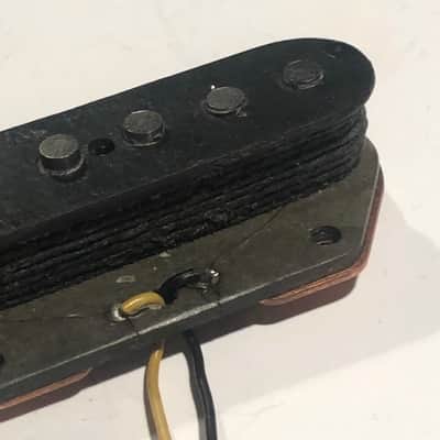 Vintage Early / Mid-1970s Fender USA Telecaster Bridge Pickup Grey Bobbin 6.2 K Rare Made in USA Tele Fullerton Era image 5