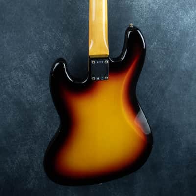 Fender Custom Shop 64 Jazz Bass Journeyman Relic 3 Tone Sunburst Matching Peg Head 2016 ~ Secondhand image 4