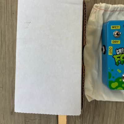 Fart Pedal The Fart Pedal 2022 - Farty Blue electric guitar puddle with box image 3
