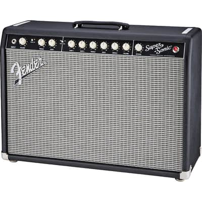 Fender Super-Sonic 22 22W 1x12 Tube Guitar Combo Amp Regular Black image 2