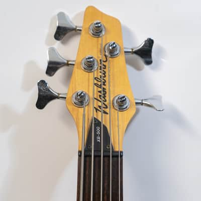Washburn Bantam XB-500 Electric Bass 5 String with Gigbag - Red image 3