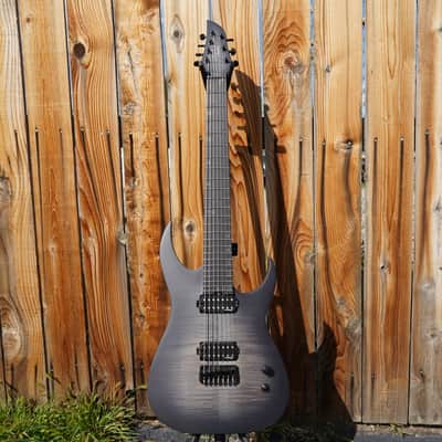 Schecter DIAMOND SERIES KM-7 MK-III Legacy - Transparent Black Burst 7-String Electric Guitar NOS image 2