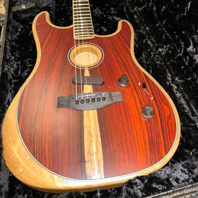 Fender Limited Edition American Acoustasonic Stratocaster 2020 - Exotic Ziricote image 1