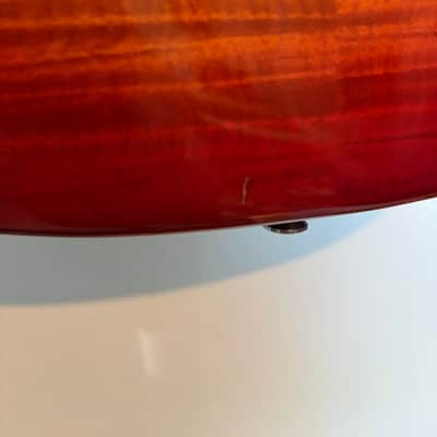 1995–96 Fender Japan TL-90D Foto Flame Deluxe Telecaster — Transparent Cherry — FujiGen MIJ image 7