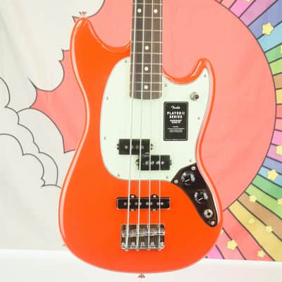 Fender Player II Mustang® Bass PJ, Rosewood Fingerboard, Rallye Orange image 1