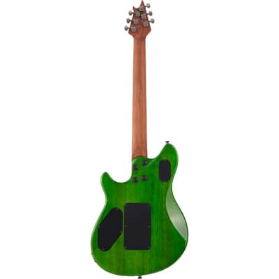 EVH Wolfgang WG Standard Quilt Maple Transparent Green - Electric Guitar image 2