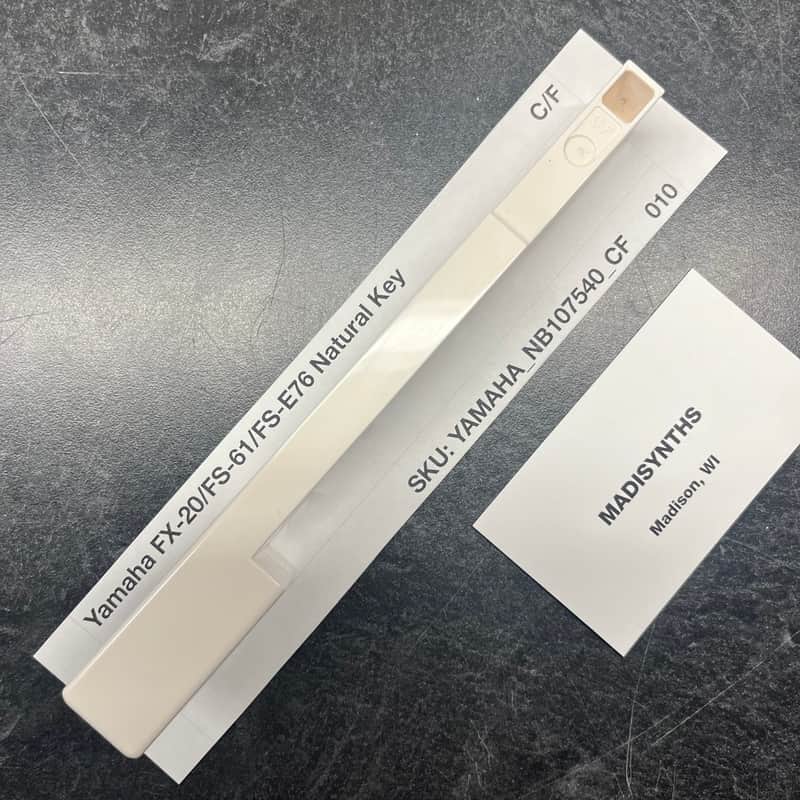 ORIGINAL Yamaha/Korg Replacement C/F Key (NB107540) for Yamaha DX7/DX5/DX9, SY77/SY85/SY99, Korg M1, Wavestation, Z1, etc image 1