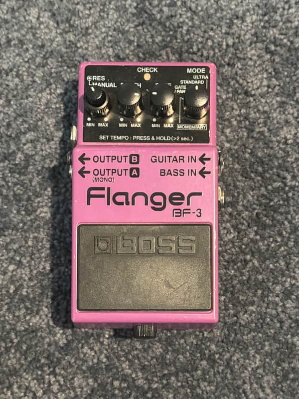 Boss BF-3 Flanger (Dark Gray Label) 2002 - Present - Purple image 1