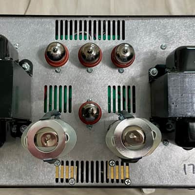Devilcat Francine 30 Watt Class A Guitar Amp Head USA 2017 Black Crinkle Bullet Finish image 11