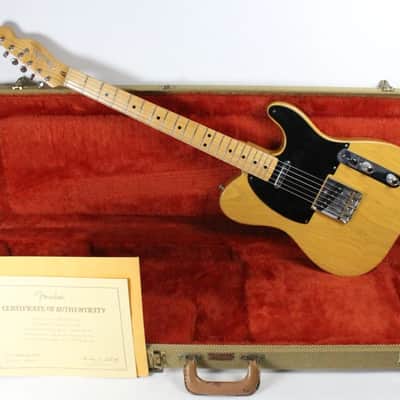 1982 Fender American Vintage '52 Telecaster 1952 Reissue Fullerton AVRI USA First Year Blackguard w/COA